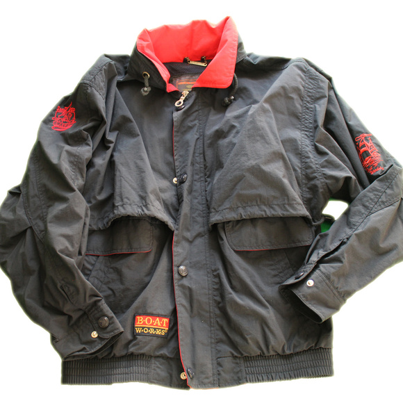 Vintage Boat Works Navigation Men's Wool Jacket - Picture 1 of 7